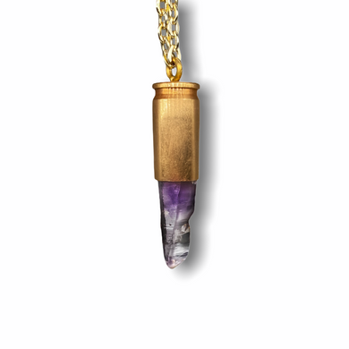 AMETHYST 9MM 24k ROSE GOLD